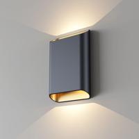 Wandlamp Artdelight Diaz 2 Lichts Large LED 2700K Dimbaar Zwart/Mat Goud