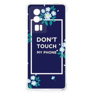 Xiaomi Poco F5 Pro Anti Shock Case Flowers Blue DTMP