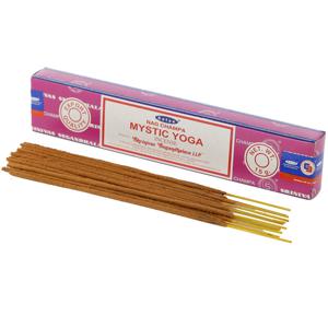 Satya Nag Champa wierrook stokjes Mystic Yoga geur - 15x - Lichaam in balans - Meditatie