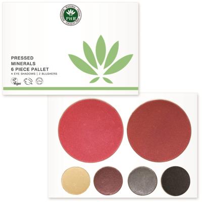 PHB Ethical Beauty Pressed Minerals 6 Piece Pallet 30gr PHB Ethical Beauty Pressed Minerals 6 Piece Pallet 30gr