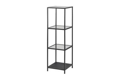 Bendt Wandrek 'Holger' Glas / metaal 4-laags, 119 x 37 cm