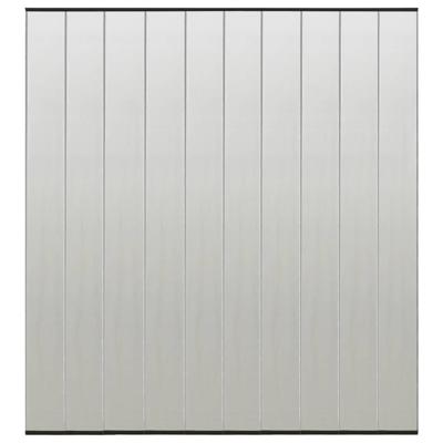 VidaXL Vliegengordijn 10-delig 240x240 cm mesh zwart