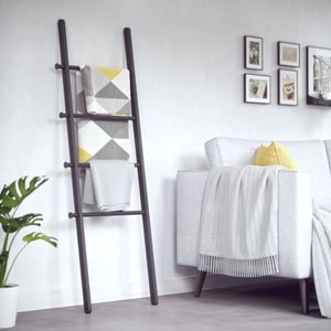 Handdoekladder Umbra Hub 51 x 4 x 152 cm Zwart