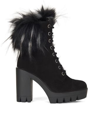 Giuseppe Zanotti bottines Tonix Winter à lacets - Noir