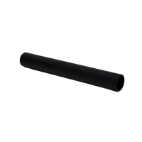 360mm Steigerbuis mat zwart structuur poedercoating Ø 33.7mm 360mm lang
