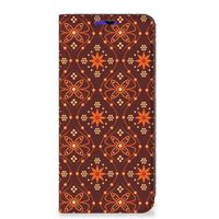 Samsung Galaxy A13 (5G) | Samsung Galaxy A04s Hoesje met Magneet Batik Brown