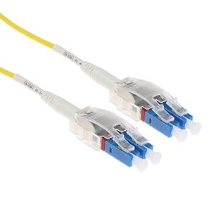 ACT 1 meter Singlemode 9/125 OS2 Polarity Twist patchkabel met LC connectoren