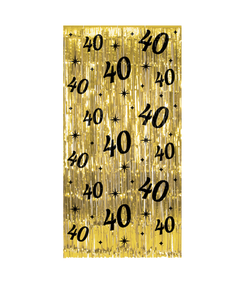Deurgordijn 40 jaar 200 x 100 cm