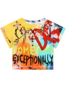 Dolce & Gabbana Kids t-shirt imprimé à ornements - Multicolore