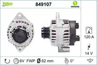 Valeo Alternator/Dynamo 849107 - thumbnail