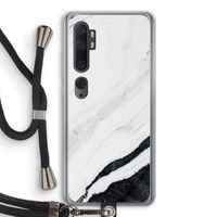 Elegante marmer: Xiaomi Mi Note 10 Pro Transparant Hoesje met koord