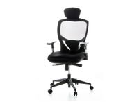 hjh OFFICE Bureaustoel / directiestoel (stoel, Zwart)