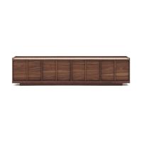 Kave Home Onix tv-meubel 200x45 cm fineer walnoot