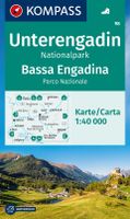 Wandelkaart 98 Unterengadin - Bassa Engadina | Kompass