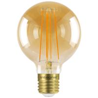 E27 LED Filament Lamp - Dimbaar - 5 Watt 380 lumen - 1800K Extra warm wit - Vervangt 40 Watt - G80 lamp - Edison lamp - Grote fitting