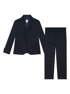 BOSS Kidswear costume à veste à revers crantés - Bleu