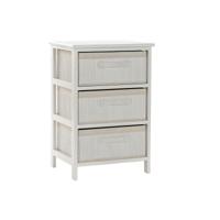 Ladekast DKD Home Decor Wit Bamboe Paulownia hout 42 x 32 x 63 cm
