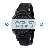 Horlogeband Tissot T048.417.37.057.00 / T610029696 Rubber Zwart 21mm