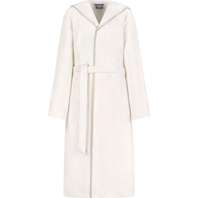 Cawö Cawo Home Dames Badjas met Capuchon 6219 natur S