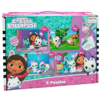 Gabby&apos;s Dollhouse 4 puzzels