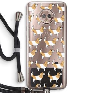 Doggy: Motorola Moto G6 Transparant Hoesje met koord