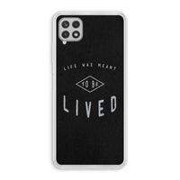 To be lived: Samsung Galaxy A22 4G Transparant Hoesje