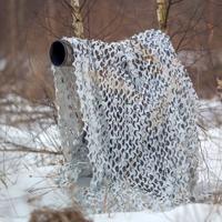 Buteo Photo Gear 3D leafs Camouflagenet Sneeuw 1,5x3 m