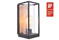 Lutec WandlampFlair zwart - reddot award - 5288814012