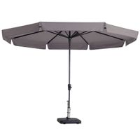Madison Parasol Syros Luxe rond 350 cm taupe - thumbnail