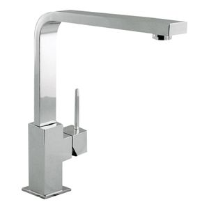 Keukenkraan Tres Top | Opbouw | 360° Draaibaar | Mengkraan | 1-hendel | Vierkant | Chroom