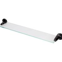 Planchet Haceka Aspen | Wandmontage | 58 cm | Glas | Mat zwart