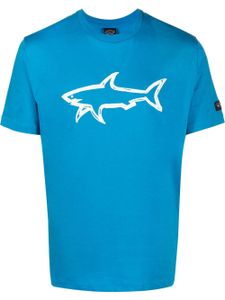 Paul & Shark t-shirt à logo imprimé - Bleu