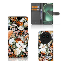 Hoesje voor OPPO Find X6 Pro Dark Flowers - thumbnail