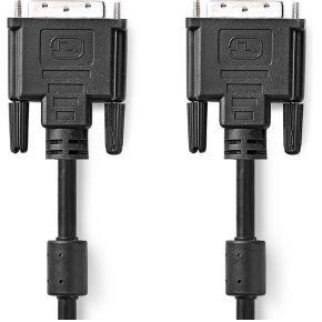 DVI-Kabel | DVI-D 24+1-Pins Male | DVI-D 24+1-Pins Male | 2560x1600 | Vernikkeld | 2.00 m | Recht |