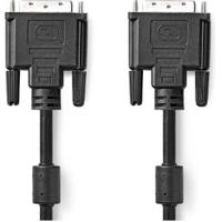 DVI-Kabel | DVI-D 24+1-Pins Male | DVI-D 24+1-Pins Male | 2560x1600 | Vernikkeld | 2.00 m | Recht |