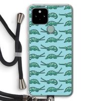 Kroko: Pixel 5 Transparant Hoesje met koord