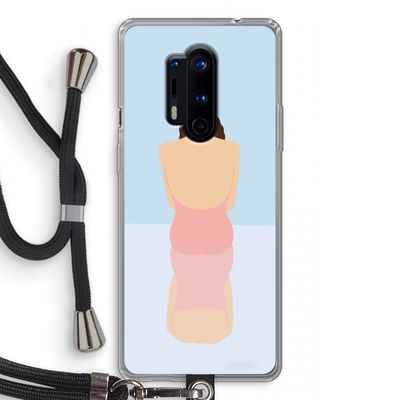 Mirror: OnePlus 8 Pro Transparant Hoesje met koord