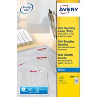 Etiket Avery J8656-25 46x11.1mm wit 2100 etiketten