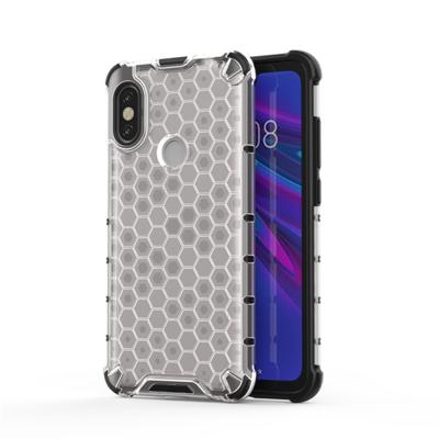Voor Xiaomi Redmi Note5/Note5 Pro shock proof honingraat PC + TPU case (wit)