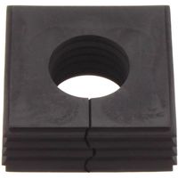 Weidmüller CABTITE SE 20-21 LRG BK Dicht-inzetstuk Waterdicht, Gegroefd, Open, Met trekontlasting Diameter montagegat 21 mm Klem-Ø (max.) 21 mm TPE (geurloos - thumbnail