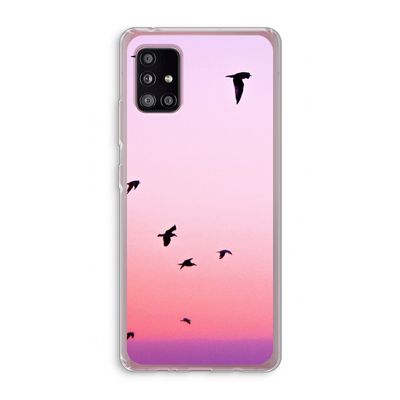 Fly away: Samsung Galaxy A51 5G Transparant Hoesje