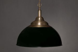 Nostalgische hanglamp antiek brons groen 10161 70cm