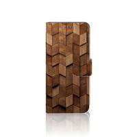 Book Style Case voor Samsung Galaxy S10 Wooden Cubes
