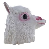 Dierenmasker/verkleed masker - Lama/Alpaca - latex - volwassenen