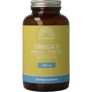 Mattisson Omega 3 visolie 18 EPA 12 DHA 1000mg