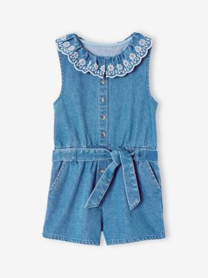 Combishort in denim stone