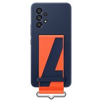 Samsung Galaxy A53 5G Siliconen Cover met Band EF-GA536TNEGWW - Navy