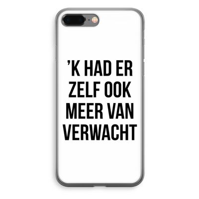 Meer verwacht: iPhone 8 Plus Transparant Hoesje