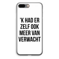 Meer verwacht: iPhone 8 Plus Transparant Hoesje