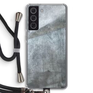 Grey Stone: Samsung Galaxy S21 FE Transparant Hoesje met koord